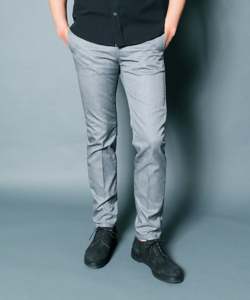 Magine(マージン)の「COOL MAX TWILL SLIM TAPERED NO-P PANTS:クールマックスツイルスリムテーパードパンツ(その他パンツ・メンズ・ブラック/ベージュ/ネイビー/グレー・44/46/48)」の11枚目の写真