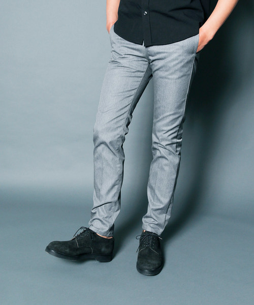 Magine(マージン)の「COOL MAX TWILL SLIM TAPERED NO-P PANTS:クールマックスツイルスリムテーパードパンツ(その他パンツ・メンズ・ブラック/ベージュ/ネイビー/グレー・44/46/48)」の12枚目の写真