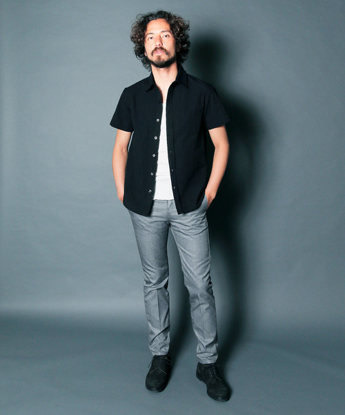 Magine(マージン)の「COOL MAX TWILL SLIM TAPERED NO-P PANTS:クールマックスツイルスリムテーパードパンツ(その他パンツ・メンズ・ブラック/ベージュ/ネイビー/グレー・44/46/48)」の13枚目の写真