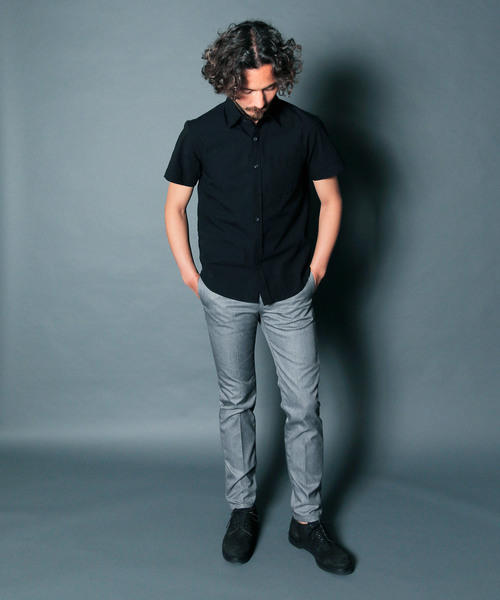 Magine(マージン)の「COOL MAX TWILL SLIM TAPERED NO-P PANTS:クールマックスツイルスリムテーパードパンツ(その他パンツ・メンズ・ブラック/ベージュ/ネイビー/グレー・44/46/48)」の15枚目の写真