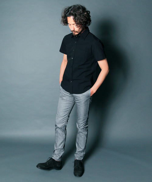 Magine(マージン)の「COOL MAX TWILL SLIM TAPERED NO-P PANTS:クールマックスツイルスリムテーパードパンツ(その他パンツ・メンズ・ブラック/ベージュ/ネイビー/グレー・44/46/48)」の16枚目の写真