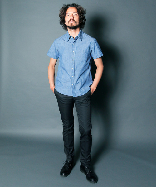 Magine(マージン)の「COOL MAX TWILL SLIM TAPERED NO-P PANTS:クールマックスツイルスリムテーパードパンツ(その他パンツ・メンズ・ブラック/ベージュ/ネイビー/グレー・44/46/48)」の9枚目の写真
