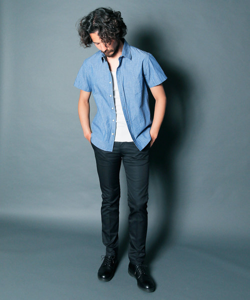 Magine(マージン)の「COOL MAX TWILL SLIM TAPERED NO-P PANTS:クールマックスツイルスリムテーパードパンツ(その他パンツ・メンズ・ブラック/ベージュ/ネイビー/グレー・44/46/48)」の10枚目の写真