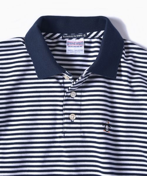 MUNSINGWEAR(マンシングウェア)の「MUNSINGWEAR: 別注 MADE IN USA 70'S 復刻 ポロシャツ 19SS(ポロシャツ・メンズ・ホワイト/ブラック/ブルー/ネイビー/ダークネイビー/レッド・X-SMALL/SMALL/MEDIUM/LARGE)」の17枚目の写真
