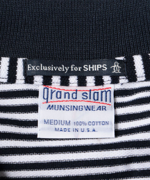 MUNSINGWEAR(マンシングウェア)の「MUNSINGWEAR: 別注 MADE IN USA 70'S 復刻 ポロシャツ 19SS(ポロシャツ・メンズ・ホワイト/ブラック/ブルー/ネイビー/ダークネイビー/レッド・X-SMALL/SMALL/MEDIUM/LARGE)」の13枚目の写真