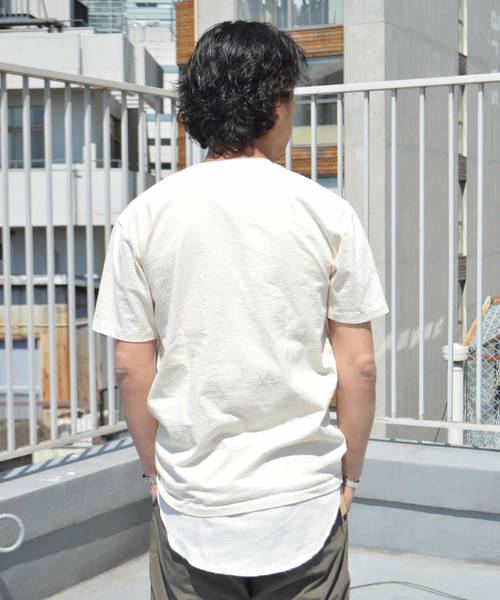 ROOPTOKYO(ループトウキョウ)の「Mixta/ミクスタ “BLACK BELT” SS CREWNECK T-SHIRT(Tシャツ/カットソー・メンズ・ブラック/オートミール/ナチュラル・S/M/L/XL)」の5枚目の写真
