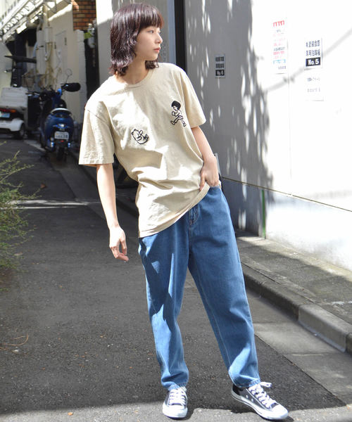 ROOPTOKYO(ループトウキョウ)の「Mixta/ミクスタ “BLACK BELT” SS CREWNECK T-SHIRT(Tシャツ/カットソー・メンズ・ブラック/オートミール/ナチュラル・S/M/L/XL)」の14枚目の写真