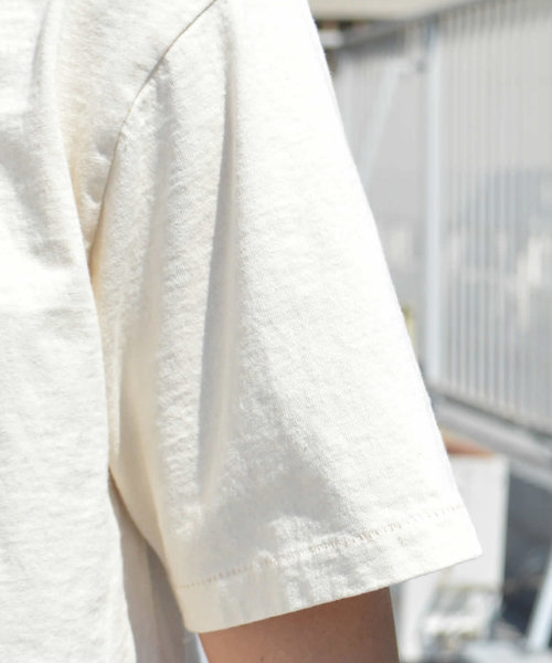 ROOPTOKYO(ループトウキョウ)の「Mixta/ミクスタ “BLACK BELT” SS CREWNECK T-SHIRT(Tシャツ/カットソー・メンズ・ブラック/オートミール/ナチュラル・S/M/L/XL)」の12枚目の写真