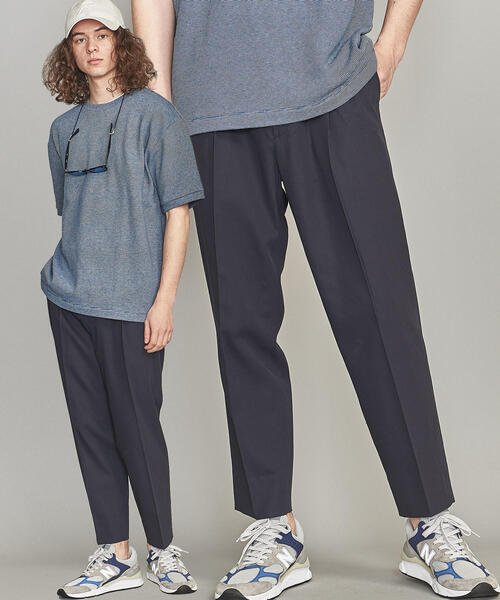 BEAUTY&YOUTH UNITED ARROWS（ビューティーアンドユースユナイテッドアローズ）の「BY コットン 1P ワイド テーパード アンクルパンツ（その他パンツ・メンズ・ネイビー/ブラック/オリーブ・S/XL/M/L）」の3枚目の写真