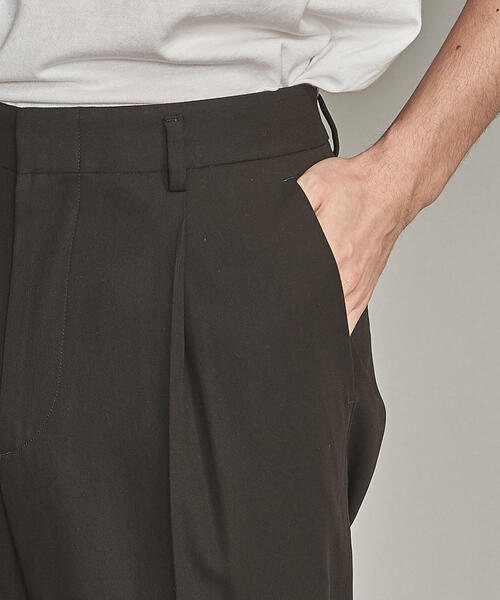 BEAUTY&YOUTH UNITED ARROWS（ビューティーアンドユースユナイテッドアローズ）の「BY コットン 1P ワイド テーパード アンクルパンツ（その他パンツ・メンズ・ネイビー/ブラック/オリーブ・S/XL/M/L）」の6枚目の写真