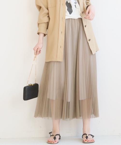 爆売り新品 Span セール チュールプリーツ Span スピックアンドスパン のスカート チュールプリーツ スカート スカート Spick Span スピックアンドスパン のファッション