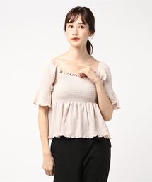 フリルシャーリングTOPS