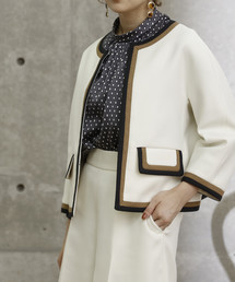 カラーブロックジャケット