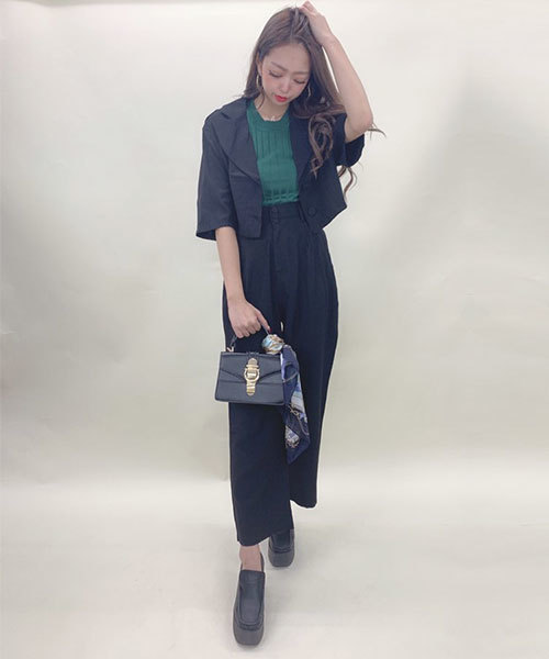 SPIGA（スピーガ）の「ノースリリブニットＴＯＰＳ（ニット/セーター・レディース・ホワイト/ブラック/グレー/レッド/カーキ/ブルー/ボルドー・FREE）」の5枚目の写真