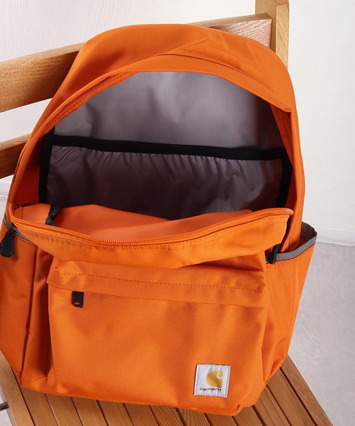 Carhartt オレンジリュック Carhartt リュック 無地 カモフラ (迷彩柄)（バックパック