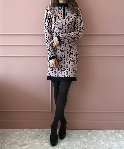 eimy istoire☆eimy monogramニットワンピース モノグラム