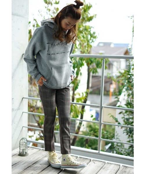 THRASHER(スラッシャー)の「New Religion Worldwide HOODIE SWEAT PARKA / スラッシャー プルオーバー パーカー ロゴ マークゴンザレス(パーカー・メンズ・ネイビー/ブラック/グレー/ホワイト/バーガンディー/グリーン・SMALL/MEDIUM/LARGE/X-LARGE)」の11枚目の写真