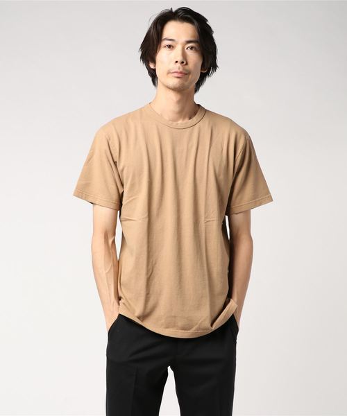 Denime（ドゥニーム）の「DENIME TEE　無地T（Tシャツ/カットソー・メンズ・ホワイト/ベージュ/ネイビー/カーキ/イエロー/スミクロ/ワイン・SMALL/MEDIUM/LARGE/X-LARGE）」の15枚目の写真