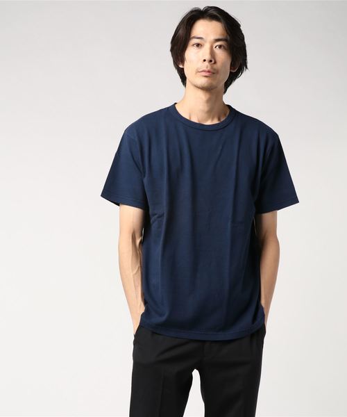 Denime（ドゥニーム）の「DENIME TEE　無地T（Tシャツ/カットソー・メンズ・ホワイト/ベージュ/ネイビー/カーキ/イエロー/スミクロ/ワイン・SMALL/MEDIUM/LARGE/X-LARGE）」の17枚目の写真