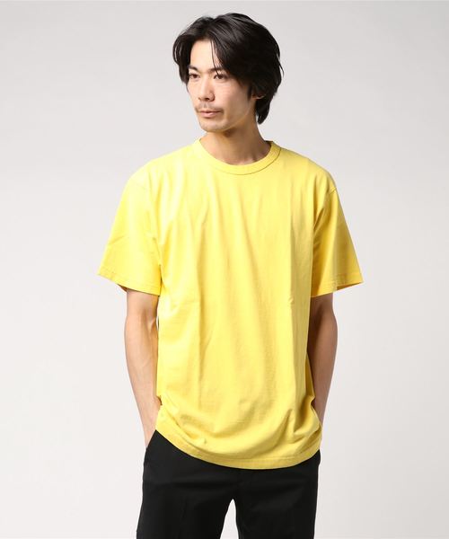 Denime（ドゥニーム）の「DENIME TEE　無地T（Tシャツ/カットソー・メンズ・ホワイト/ベージュ/ネイビー/カーキ/イエロー/スミクロ/ワイン・SMALL/MEDIUM/LARGE/X-LARGE）」の18枚目の写真