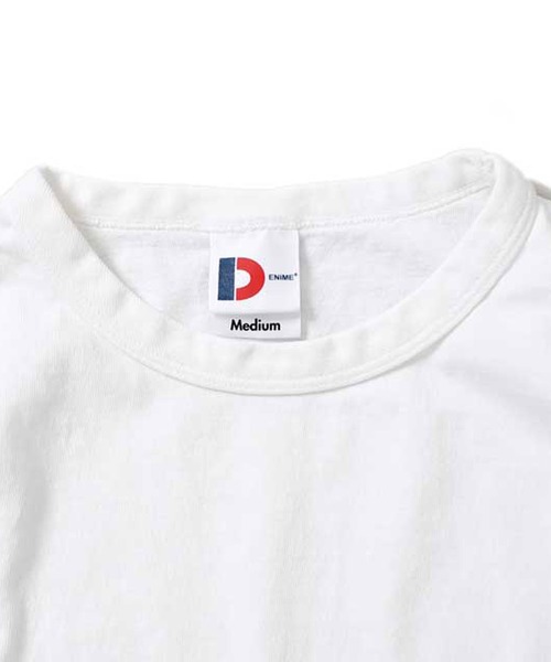 Denime（ドゥニーム）の「DENIME TEE　無地T（Tシャツ/カットソー・メンズ・ホワイト/ベージュ/ネイビー/カーキ/イエロー/スミクロ/ワイン・SMALL/MEDIUM/LARGE/X-LARGE）」の10枚目の写真