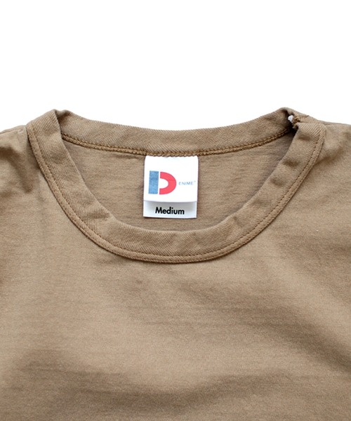 Denime（ドゥニーム）の「DENIME TEE　無地T（Tシャツ/カットソー・メンズ・ホワイト/ベージュ/ネイビー/カーキ/イエロー/スミクロ/ワイン・SMALL/MEDIUM/LARGE/X-LARGE）」の14枚目の写真