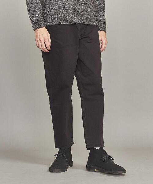 BEAUTY&YOUTH UNITED ARROWS（ビューティーアンドユースユナイテッドアローズ）の「【WEB限定】 by ガーメントダイ ツイル 5P ワイド テーパードパンツ（その他パンツ・メンズ・ブラック/オフホワイト/ダークブラウン・XL/L/M/S）」の5枚目の写真