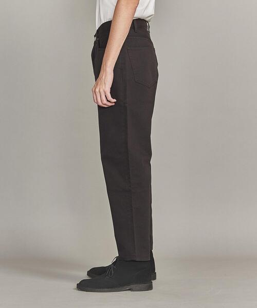 BEAUTY&YOUTH UNITED ARROWS（ビューティーアンドユースユナイテッドアローズ）の「【WEB限定】 by ガーメントダイ ツイル 5P ワイド テーパードパンツ（その他パンツ・メンズ・ブラック/オフホワイト/ダークブラウン・XL/L/M/S）」の4枚目の写真