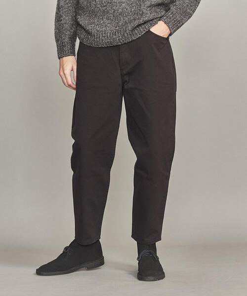 BEAUTY&YOUTH UNITED ARROWS（ビューティーアンドユースユナイテッドアローズ）の「【WEB限定】 by ガーメントダイ ツイル 5P ワイド テーパードパンツ（その他パンツ・メンズ・ブラック/オフホワイト/ダークブラウン・XL/L/M/S）」の20枚目の写真