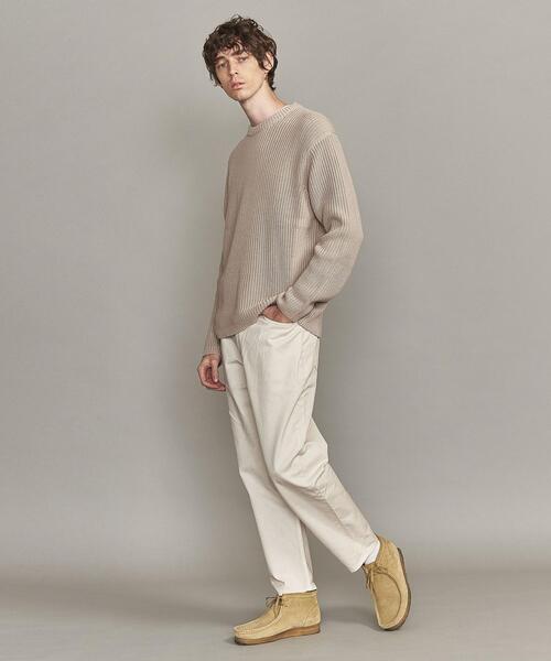 BEAUTY&YOUTH UNITED ARROWS（ビューティーアンドユースユナイテッドアローズ）の「【WEB限定】 by ガーメントダイ ツイル 5P ワイド テーパードパンツ（その他パンツ・メンズ・ブラック/オフホワイト/ダークブラウン・XL/L/M/S）」の9枚目の写真