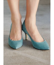 【Made in JAPAN】【21.0-21.5cm限定】6.5cmスエードパンプス