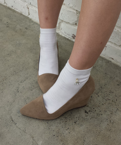 DISCOAT（ディスコート）の「【Discoat】ウェッジパンプス（パンプス・レディース・ボルドー/ネイビー/ベージュ・MEDIUM/LARGE）」の2枚目の写真