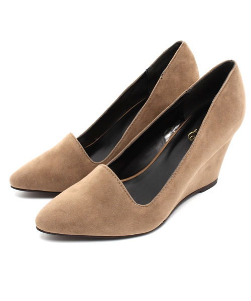 DISCOAT（ディスコート）の「【Discoat】ウェッジパンプス（パンプス・レディース・ボルドー/ネイビー/ベージュ・MEDIUM/LARGE）」の6枚目の写真