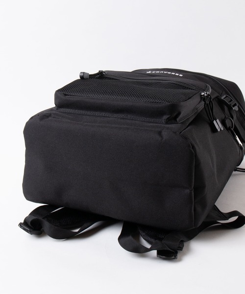 CONVERSE（コンバース）の「∴WEGO/CONVERSE別注ボックスリュックサック（バックパック/リュック・メンズ・ブラック・FREE）」の7枚目の写真