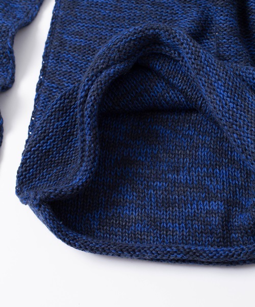 SHIPS JET BLUE（シップスジェットブルー）の「SHIPS JET BLUE(シップス ジェットブルー): メランジ クルーネックニット 14AW■（ニット/セーター・メンズ・チャコールグレー/ナチュラル/ネイビー/ワイン・MEDIUM/LARGE/SMALL）」の7枚目の写真