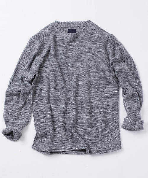 SHIPS JET BLUE（シップスジェットブルー）の「SHIPS JET BLUE(シップス ジェットブルー): メランジ クルーネックニット 14AW■（ニット/セーター・メンズ・チャコールグレー/ナチュラル/ネイビー/ワイン・MEDIUM/LARGE/SMALL）」の10枚目の写真