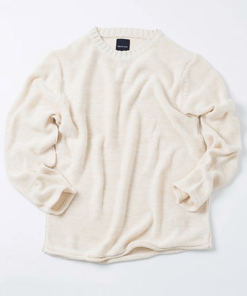 SHIPS JET BLUE（シップスジェットブルー）の「SHIPS JET BLUE(シップス ジェットブルー): メランジ クルーネックニット 14AW■（ニット/セーター・メンズ・チャコールグレー/ナチュラル/ネイビー/ワイン・MEDIUM/LARGE/SMALL）」の11枚目の写真