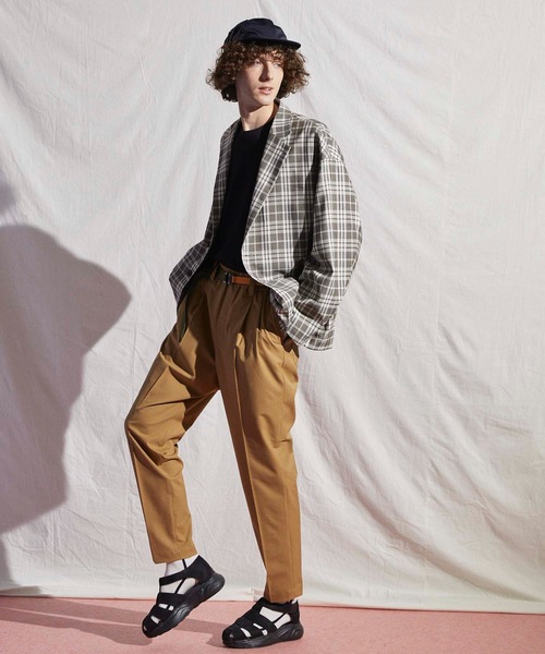 MAISON SPECIAL(メゾンスペシャル)の「《ユニセックスアイテム》チェック/無地ストレッチスーパーオーバーテーラードジャケット 【MAISON SPECIAL/メゾンスペシャル】■セットアップ対応■(テーラードジャケット・メンズ・ブラック/ベージュ/ネイビー/ブラウン・44/46/48)」の9枚目の写真