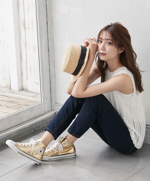 CONVERSE（コンバース）の「ALLSTAR100　SHINYMETALIC（スニーカー・レディース・ゴールド/ゴールド系その他・4.5/5/6/4）」の9枚目の写真