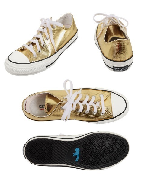 CONVERSE（コンバース）の「ALLSTAR100　SHINYMETALIC（スニーカー・レディース・ゴールド/ゴールド系その他・4.5/5/6/4）」の14枚目の写真