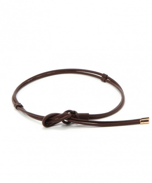 GLOBAL WORK（グローバルワーク）の「PUロープベルト/888528（ベルト・レディース・ブラック/ダークブラウン/ライトベージュ・FREE）」の2枚目の写真