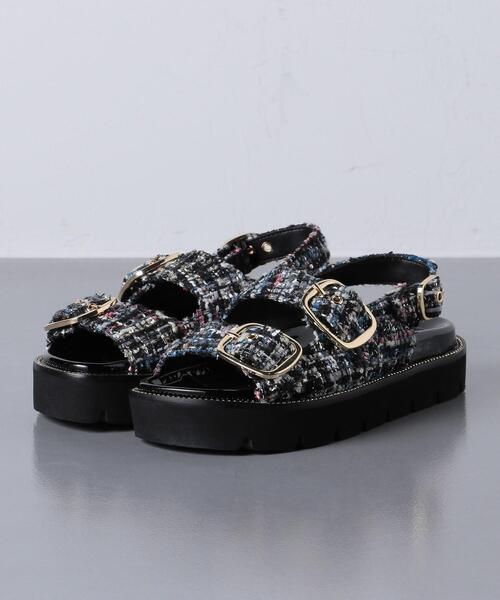 UNITED ARROWS（ユナイテッドアローズ）の「UWFM 2BELT FTBT サンダル（サンダル・レディース・ブラック/その他1・38/36/35/37）」の15枚目の写真