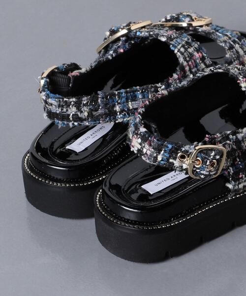 UNITED ARROWS（ユナイテッドアローズ）の「UWFM 2BELT FTBT サンダル（サンダル・レディース・ブラック/その他1・38/36/35/37）」の10枚目の写真