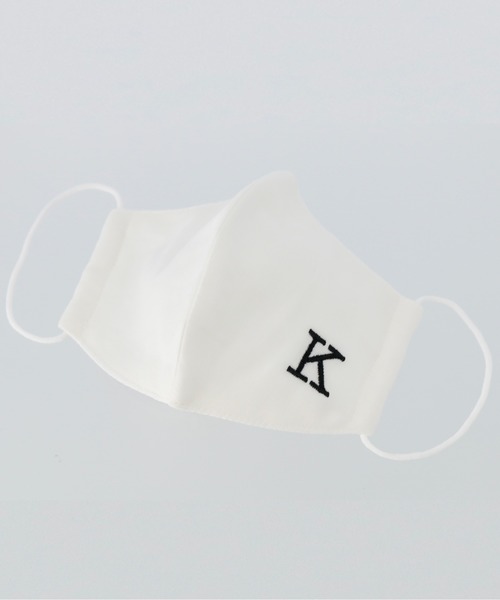 Catherine Cottage（キャサリンコテージ）の「イニシャル刺しゅう入りマスク（マスク・キッズ・A/H/K/M/R/S/Y/ブラック系その他5/ブラック系その他2/ブラック系その他6/ブラック系その他3/ブラック系その他/ブラック系その他4・FREE）」の9枚目の写真