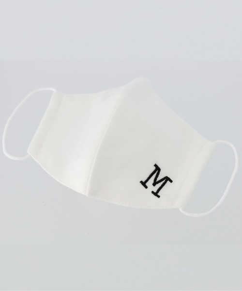Catherine Cottage（キャサリンコテージ）の「イニシャル刺しゅう入りマスク（マスク・キッズ・A/H/K/M/R/S/Y/ブラック系その他5/ブラック系その他2/ブラック系その他6/ブラック系その他3/ブラック系その他/ブラック系その他4・FREE）」の10枚目の写真