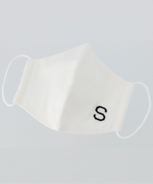 Catherine Cottage（キャサリンコテージ）の「イニシャル刺しゅう入りマスク（マスク・キッズ・A/H/K/M/R/S/Y/ブラック系その他5/ブラック系その他2/ブラック系その他6/ブラック系その他3/ブラック系その他/ブラック系その他4・FREE）」の12枚目の写真
