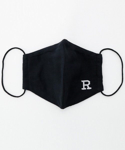 Catherine Cottage（キャサリンコテージ）の「イニシャル刺しゅう入りマスク（マスク・キッズ・A/H/K/M/R/S/Y/ブラック系その他5/ブラック系その他2/ブラック系その他6/ブラック系その他3/ブラック系その他/ブラック系その他4・FREE）」の5枚目の写真