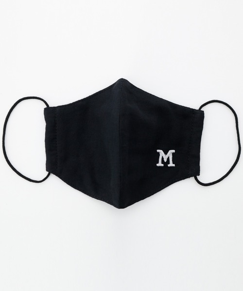 Catherine Cottage（キャサリンコテージ）の「イニシャル刺しゅう入りマスク（マスク・キッズ・A/H/K/M/R/S/Y/ブラック系その他5/ブラック系その他2/ブラック系その他6/ブラック系その他3/ブラック系その他/ブラック系その他4・FREE）」の16枚目の写真