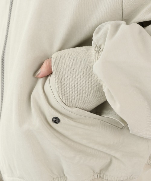 LOWRYS FARM（ローリーズファーム）の「ビックシルエットＭＡ－１　892569（MA-1・レディース・ブラック/カーキ/アイボリー・FREE）」の7枚目の写真