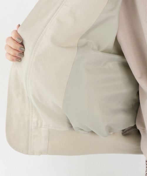 LOWRYS FARM（ローリーズファーム）の「ビックシルエットＭＡ－１　892569（MA-1・レディース・ブラック/カーキ/アイボリー・FREE）」の9枚目の写真